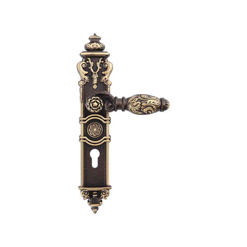 612-509 Französisch Retro Luxus Long Panel Türschloss